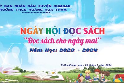 NGÀY HỘI ĐỌC SÁCH – ” GÓP MỘT CUỐN SÁCH NHỎ, ĐỌC NGÀN CUỐN SÁCH HAY” NĂM HỌC 2023 – 2024