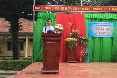 LỄ KHAI GIẢNG TRƯỜNG THCS HOÀNG HOA THÁM NĂM HỌC 2022-2023